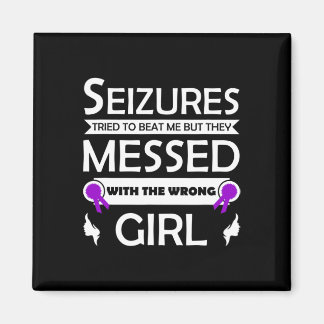 Epilepsy Seizure Awareness Epileptic Disorder Purp Magnet
