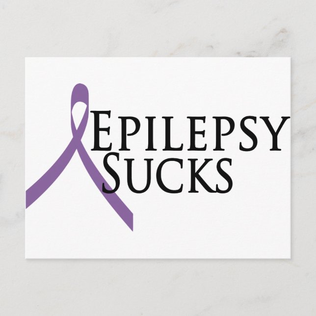 Epilepsy Sucks Postcard (Front)