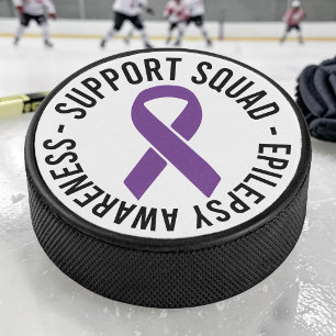 Epilepsy Support Squad Hockey Gift Puck