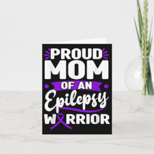 Epilepsy Support Warrior Epilepsy Awareness Month Card