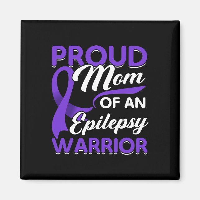 Epilepsy Support Warrior Epilepsy Awareness Month  Magnet (Front)