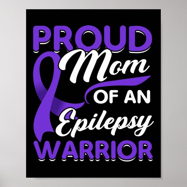 Epilepsy Support Warrior Epilepsy Awareness Month  Poster (Front)