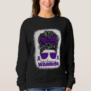 Epilepsy Warrior For Women Mom Purple Epilepsy Awa Sweatshirt