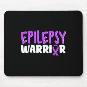 Epilepsy Warrior Kids Purple Ribbon Awareness  Mouse Pad