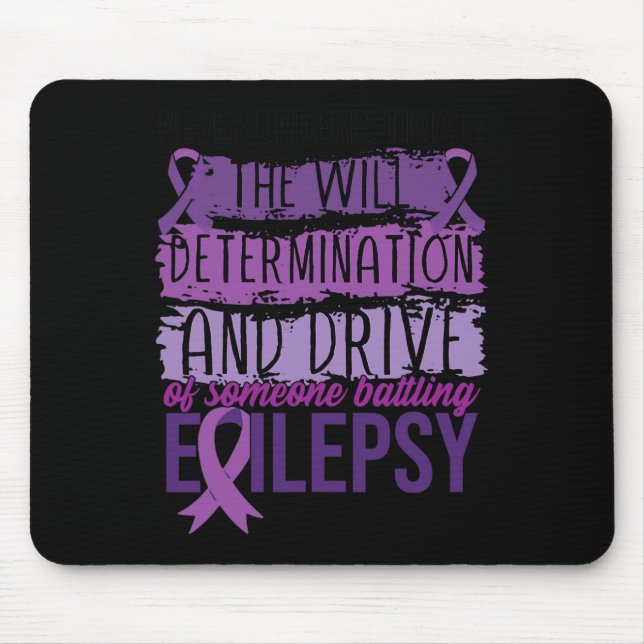 Epilepsy Warrior  Mouse Pad (Front)
