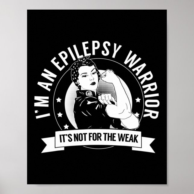 Epilepsy Warrior NFTW  - Epilepsy Awareness Poster (Front)