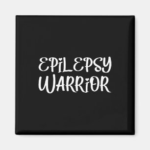 Epilepsy Warrior Purple Epilepsy Awareness Support Magnet