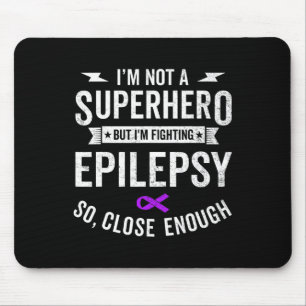 Epilepsy Warrior Survivor Awareness Support Purple Mouse Pad