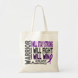 Epilepsy Warrior Tote Bag