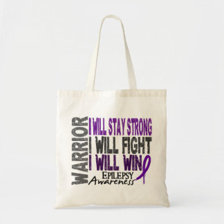 Epilepsy Warrior Tote Bag