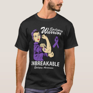 Epilepsy Warrior Unbreakable Epilepsy Awareness Gi T-Shirt