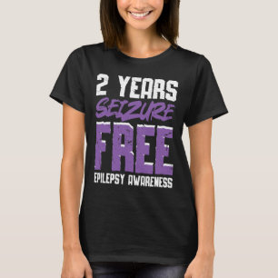 Epileptic Warrior and Purple Ribbon Epilepsy Awar T-Shirt