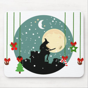 epiphany christmas befana mouse pad