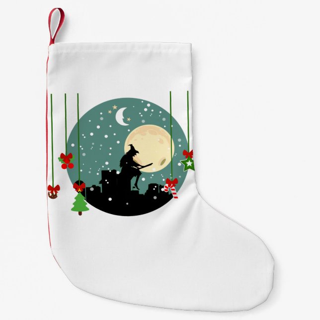 epiphany christmas befana small christmas stocking (Front)
