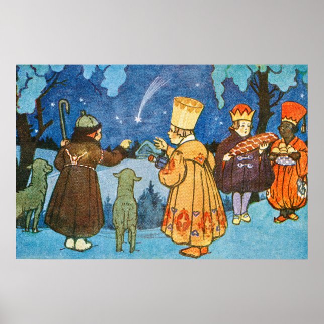 Epiphany Three Kings from the East by Zdenek Guth  Poster (Front)