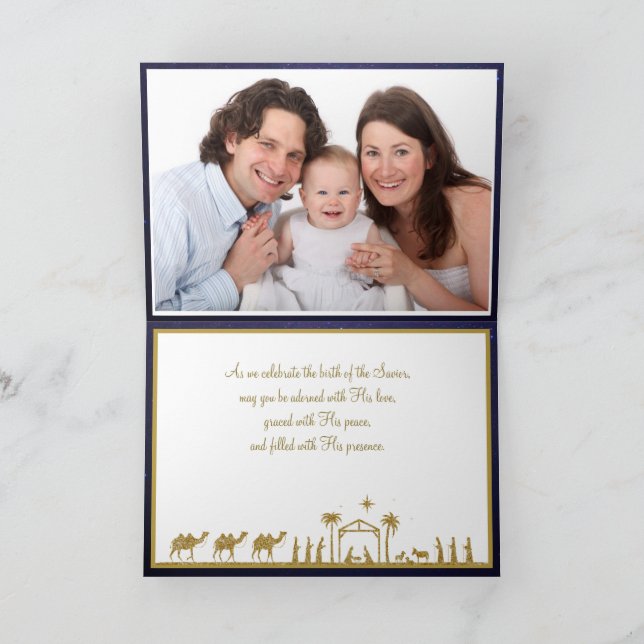 Epiphany Three Kings Orthodox Byzantine Photo Card (Inside)