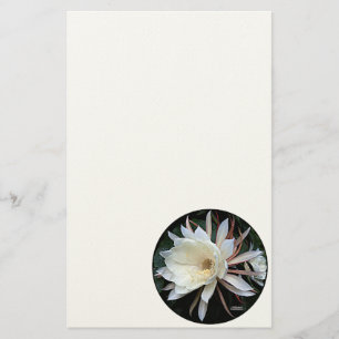 Epiphyte Cactus Flower Stationery