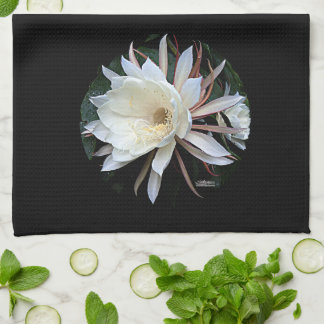 Epiphyte Cactus Flower Tea Towel