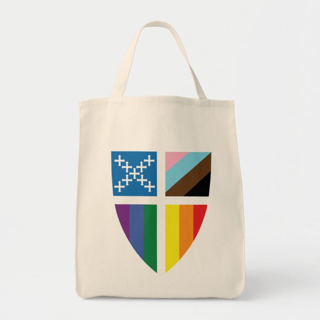 Episcopal Church Pride Shield tote Bag (Front)