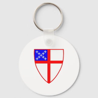 Episcopal Shield Key Ring