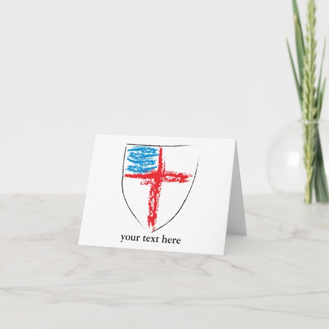 Episcopal Shield Notecard (Front)