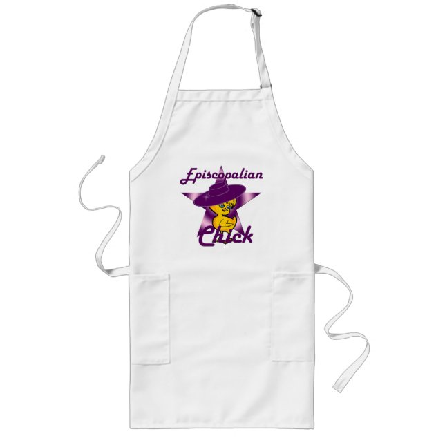 Episcopalian Chick #9 Long Apron (Front)