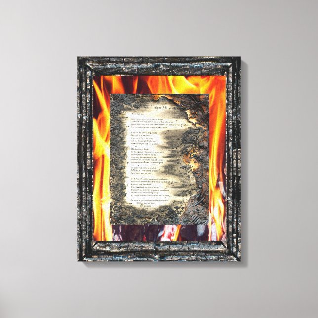 Epistle I Canvas Print (Front)