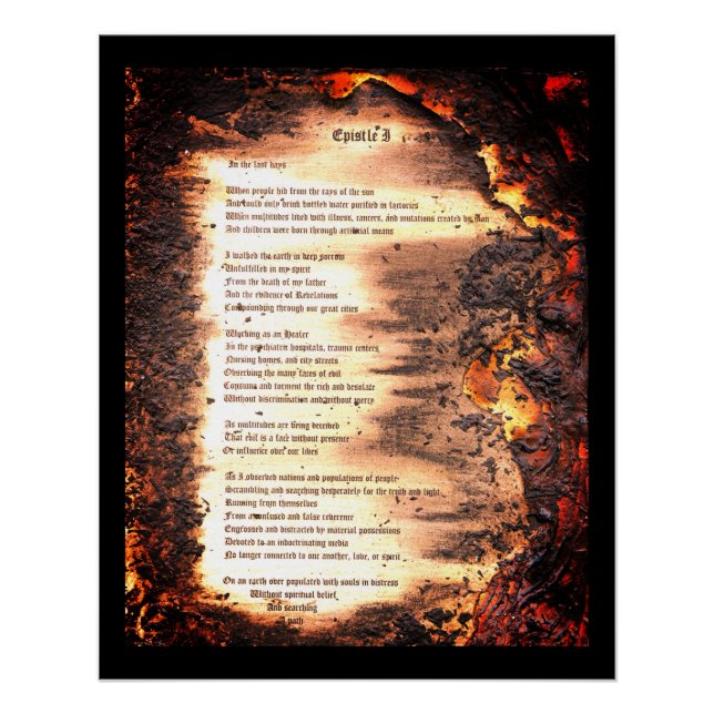 Epistle I Poster (Front)