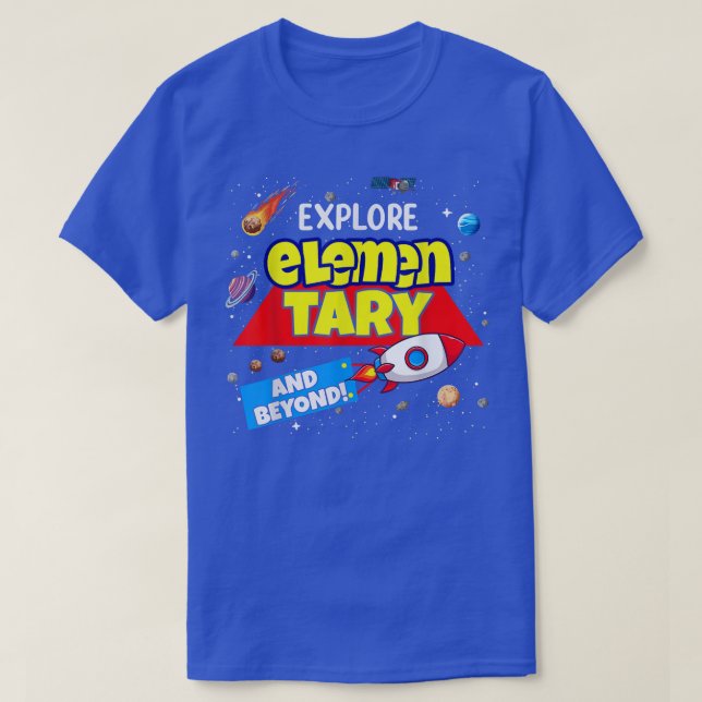 Eplore And Beyond Elementary Back To School Boys G T-Shirt (Design Front)
