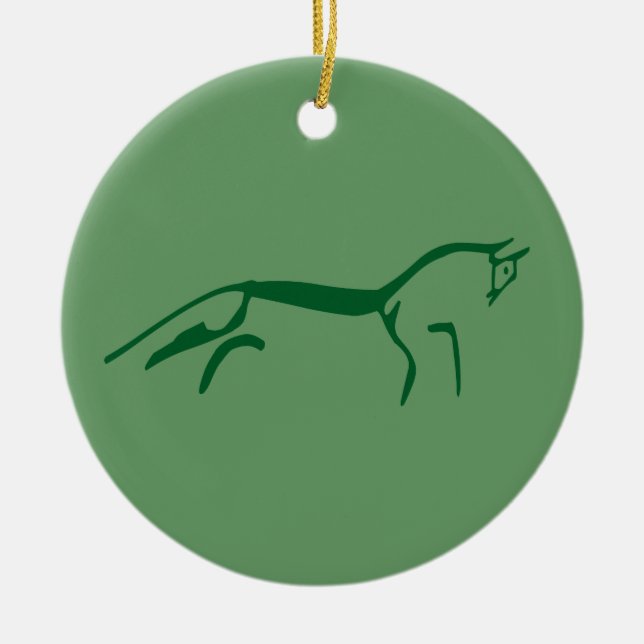 Epona Ceramic Tree Decoration (Front)