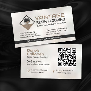 Epoxy Flooring and Resin Coating Business Card