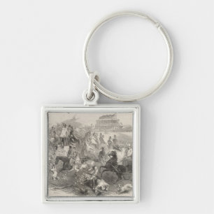 Epsom Races, 'Derby Day': Leaving the Course Key Ring