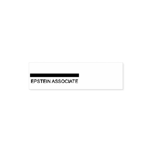 EPSTEIN ASSOCIATE Redaction Stamp (Design)