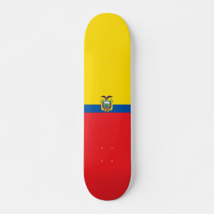 Equador flag Skateboard