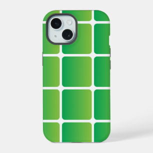 Equal Green Squares iPhone 15 Case