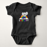 Equal Human Rights Colourful Rainbow Koala Love