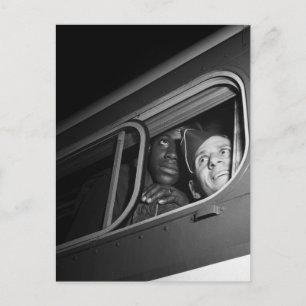 Equal Opportunity War, 1940s Postcard