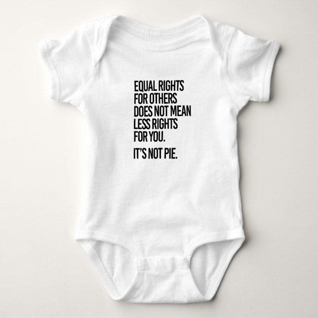 Equal Rights are not Pie - - Pro-Science - T-Shirt (Front)