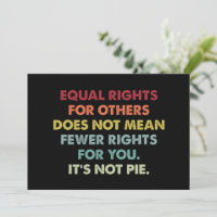 Equal Rights For Others Does Not Mean Fewer Rights