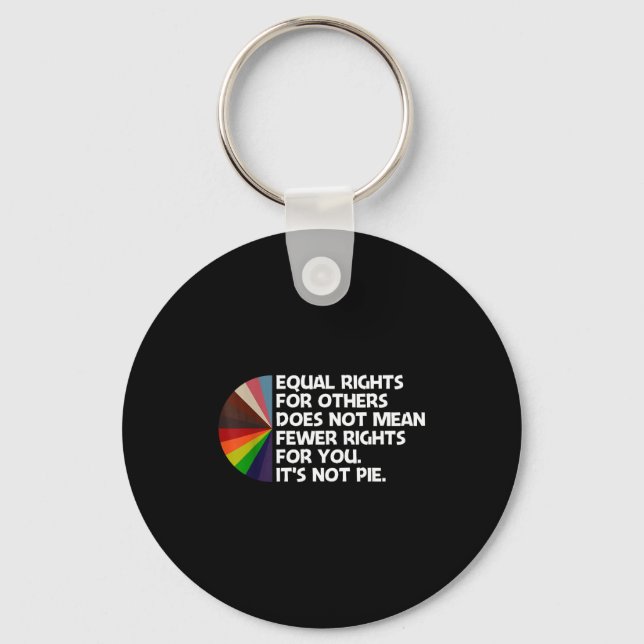 Equal Rights For Others Does Not Mean Fewer Rights Key Ring (Front)