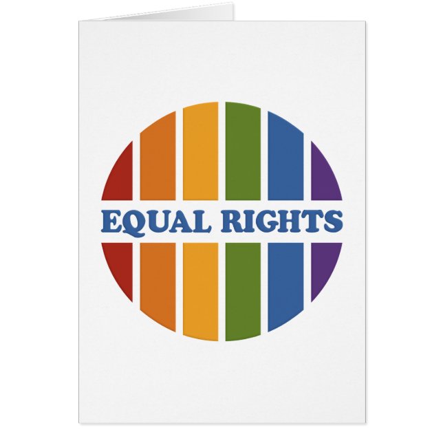 Equal Rights greeting card (Front)