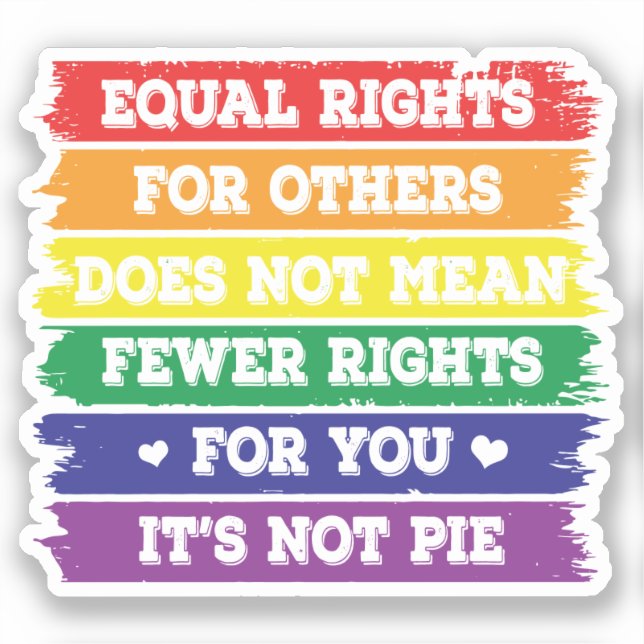 Equal Rights | LGBTQ Rights | Pride Parade | Ally (Front)