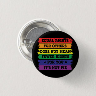 Equal Rights   LGBTQ Rights   Pride Parade   Ally 3 Cm Round Badge