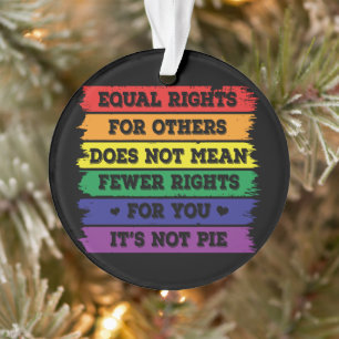 Equal Rights   LGBTQ Rights   Pride Parade   Ally Ornament