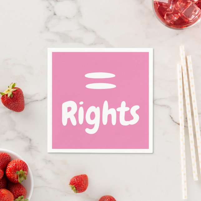 Equal Rights Napkin (Insitu)