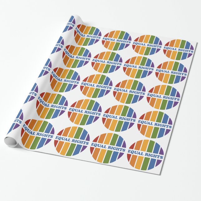 Equal Rights wrapping paper (Unrolled)