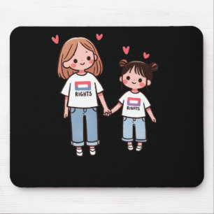Equal Work For Equal Pay - Equal Rights - Clic Sti Mouse Pad