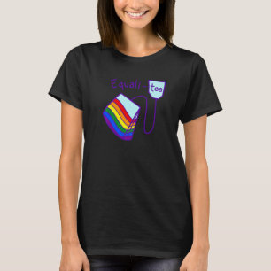 Equali Tea Equality Tea Pride Rainbow Gay Pride Lg T-Shirt