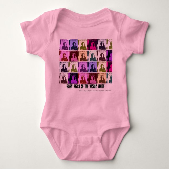 EQUALITY BABY IN PINK BABY BODYSUIT (Front)