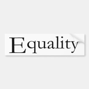 Equality Bumper Sticker